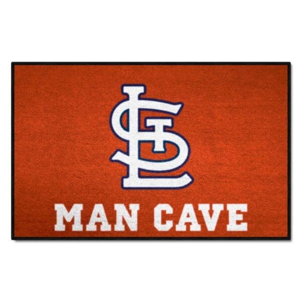 St. Louis Cardinals Man Cave Starter Mat Accent Rug 19in. x 30in 1 1 scaled