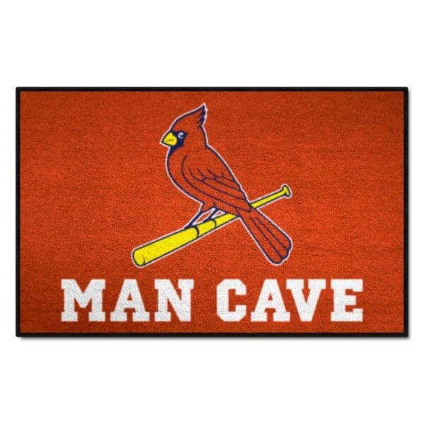 St. Louis Cardinals Man Cave Starter Mat Accent Rug 19in. x 30in 1 scaled