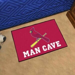St. Louis Cardinals Man Cave Starter Mat Accent Rug - 19in. x 30in.