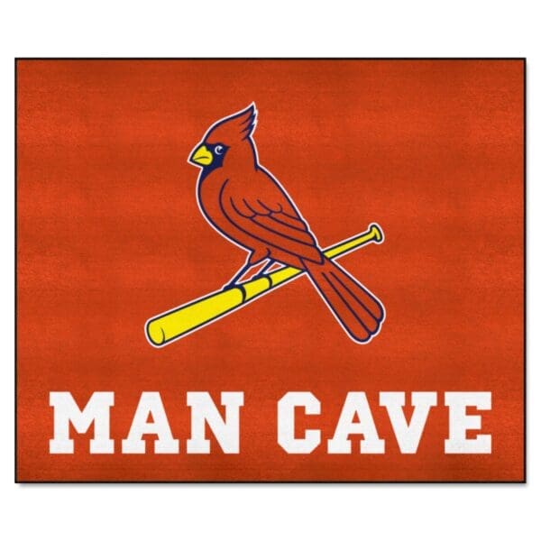 St. Louis Cardinals Man Cave Tailgater Rug 5ft. x 6ft 1 scaled