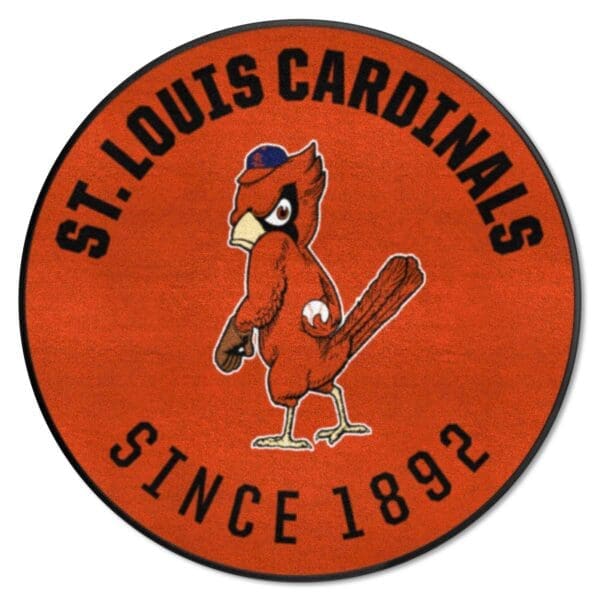 St. Louis Cardinals Roundel Rug 27in. Diameter 1 1 scaled
