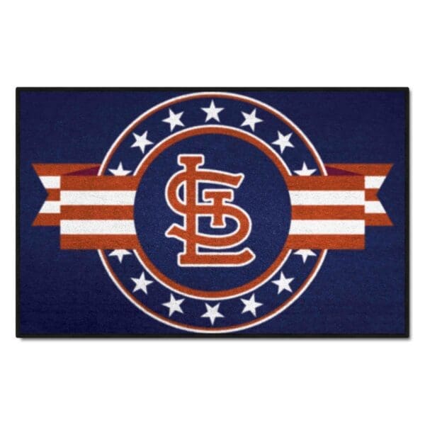 St. Louis Cardinals Starter Mat Accent Rug 19in. x 30in. Patriotic Starter Mat 1 scaled