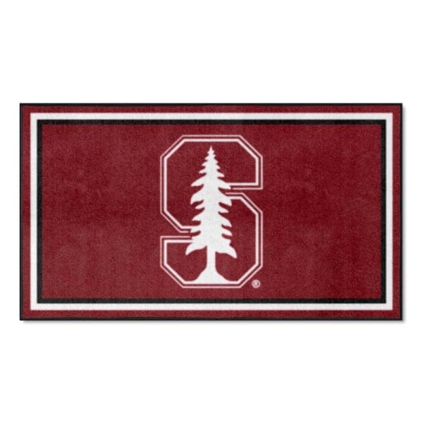 Stanford Cardinal 3ft. x 5ft. Plush Area Rug 1 scaled