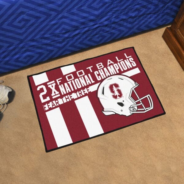 Stanford Cardinal Dynasty Starter Mat Accent Rug - 19in. x 30in.