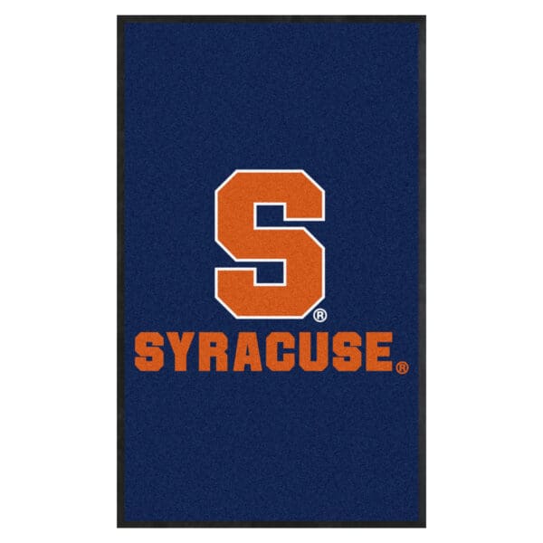 Syracuse 3X5 High Traffic Mat with Durable Rubber Backing Portrait Orientation 1