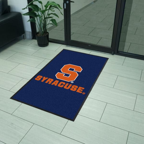 Syracuse 3X5 High-Traffic Mat with Durable Rubber Backing - Portrait Orientation