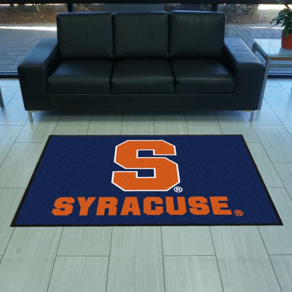 Syracuse 4X6 High-Traffic Mat with Durable Rubber Backing - Landscape Orientation