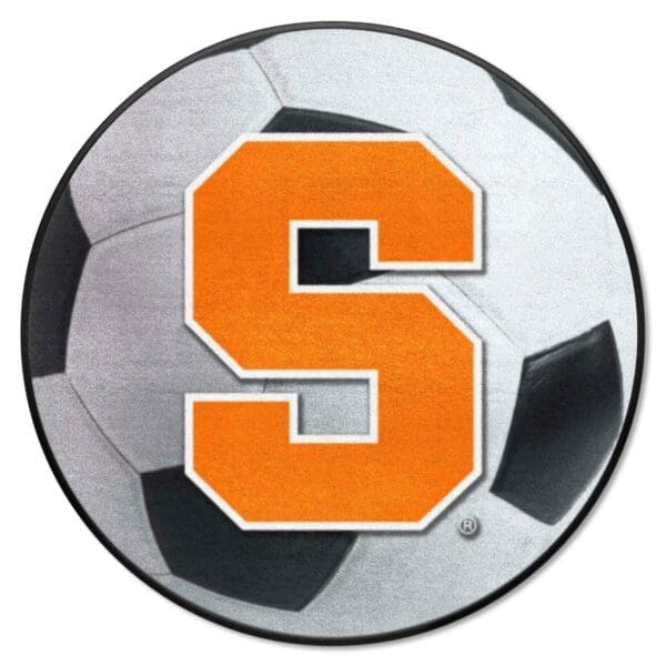 Syracuse Orange Soccer Ball Rug 27in. Diameter 1 scaled