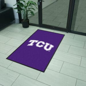 TCU 3X5 High-Traffic Mat with Durable Rubber Backing - Portrait Orientation