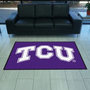 TCU 4X6 High-Traffic Mat with Durable Rubber Backing - Landscape Orientation