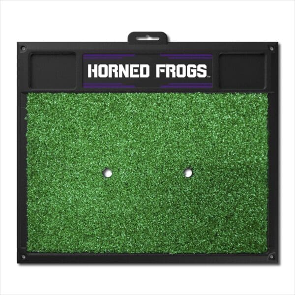 TCU Horned Frogs Golf Hitting Mat 1 scaled
