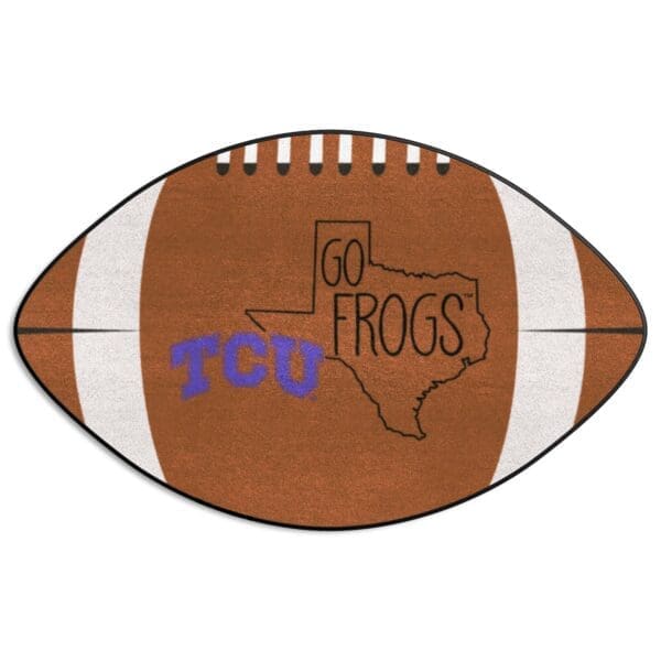 TCU Horned Frogs Southern Style Football Rug 20.5in. x 32.5in 1 scaled