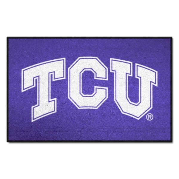 TCU Horned Frogs Starter Mat Accent Rug 19in. x 30in 1 scaled