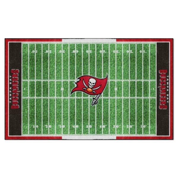Tampa Bay Buccaneers 6 ft. x 10 ft. Plush Area Rug 1 scaled