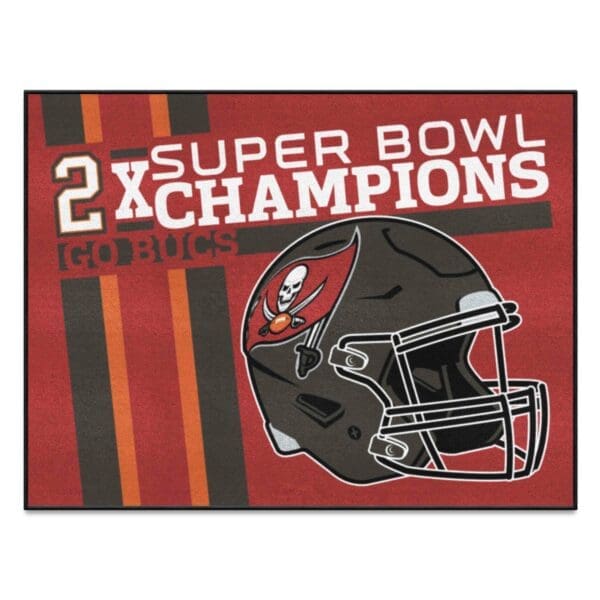 Tampa Bay Buccaneers All Star Rug 34 in. x 42.5 in. Plush Area Rug 1 scaled