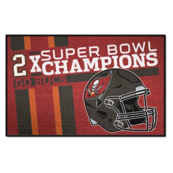 Tampa Bay Buccaneers Dynasty Starter Mat Accent Rug 19in. x 30in 1 scaled