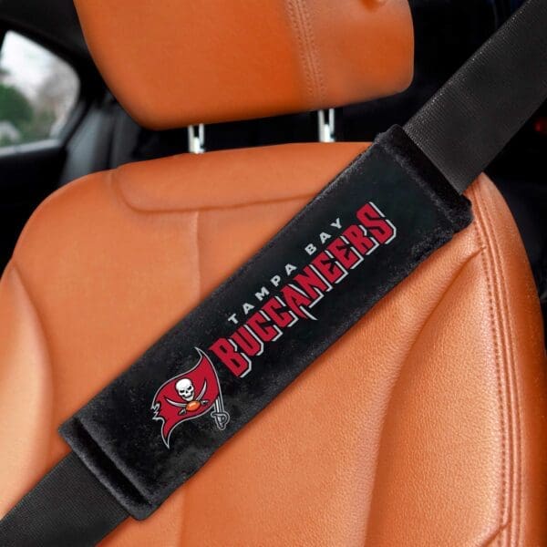 Tampa Bay Buccaneers Embroidered Seatbelt Pad 2 Pieces 1 scaled