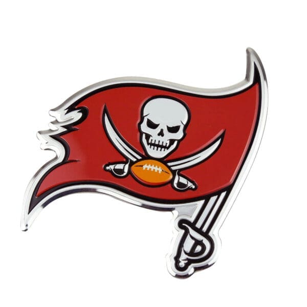 Tampa Bay Buccaneers Heavy Duty Aluminum Embossed Color Emblem 1