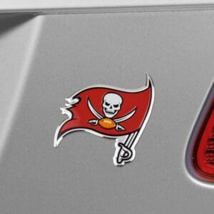 Tampa Bay Buccaneers Heavy Duty Aluminum Embossed Color Emblem
