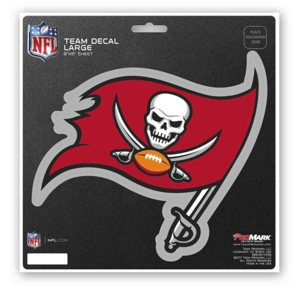 Tampa Bay Buccaneers Large Decal Sticker 1