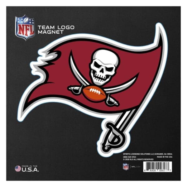 Tampa Bay Buccaneers Large Team Logo Magnet 10 8.7329x8.3078 1 scaled
