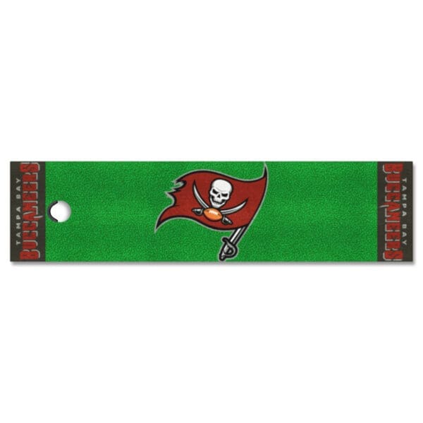 Tampa Bay Buccaneers Putting Green Mat 1.5ft. x 6ft 1 1 scaled