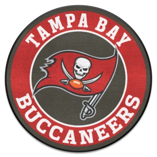 Tampa Bay Buccaneers Roundel Rug 27in. Diameter 1 scaled