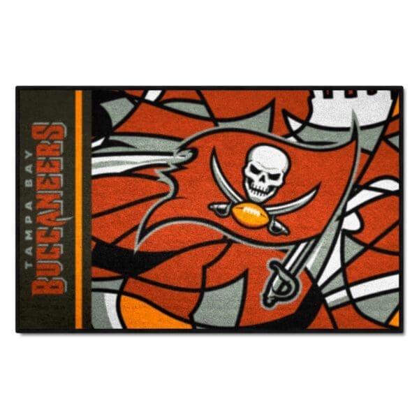 Tampa Bay Buccaneers Starter Mat XFIT Design 19in x 30in Accent Rug 1 scaled