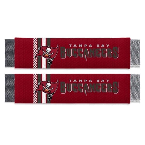 Tampa Bay Buccaneers Team Color Rally Seatbelt Pad 2 Pieces 1 scaled
