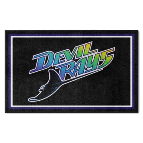 Tampa Bay Devil Rays 4ft. x 6ft. Plush Area Rug 1 scaled