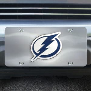 Tampa Bay Lightning 3D Stainless Steel License Plate-27187