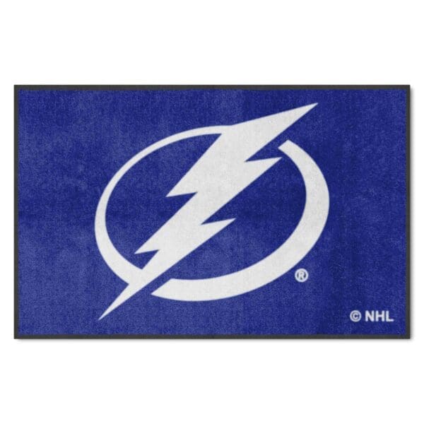 Tampa Bay Lightning 4X6 High Traffic Mat with Durable Rubber Backing Landscape Orientation 12883 1 scaled