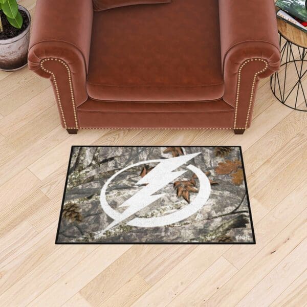 Tampa Bay Lightning Camo Starter Mat Accent Rug - 19in. x 30in.-34511