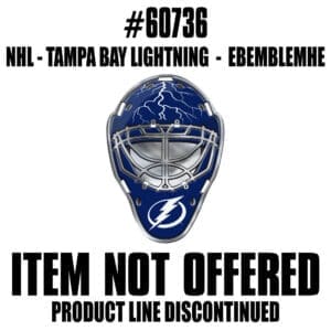 Tampa Bay Lightning Heavy Duty Aluminium Helmet Emblem-60736