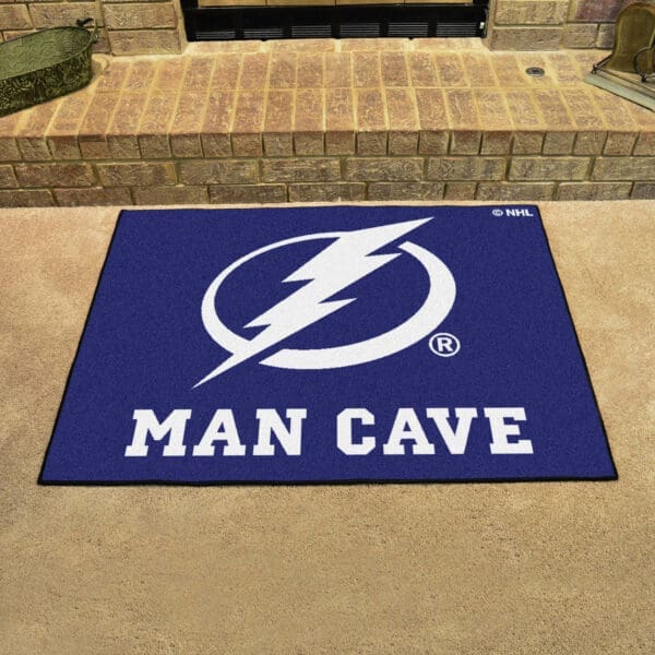 Tampa Bay Lightning Man Cave All-Star Rug - 34 in. x 42.5 in.-14489
