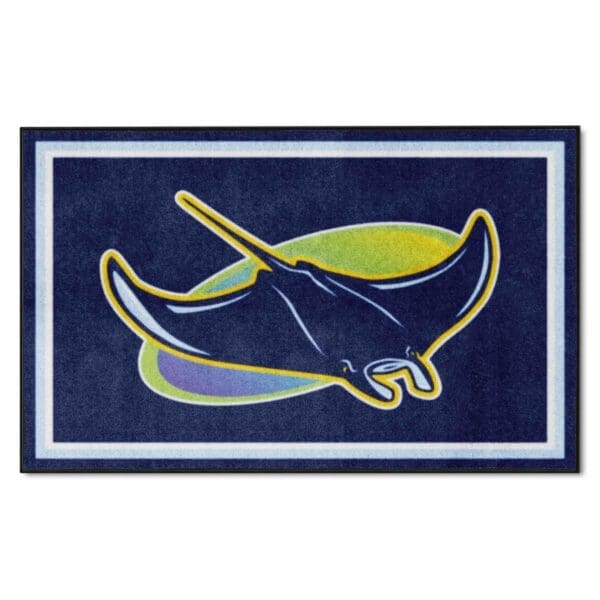 Tampa Bay Rays 4ft. x 6ft. Plush Area Rug 1 scaled