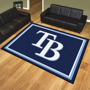Tampa Bay Rays 8ft. x 10 ft. Plush Area Rug