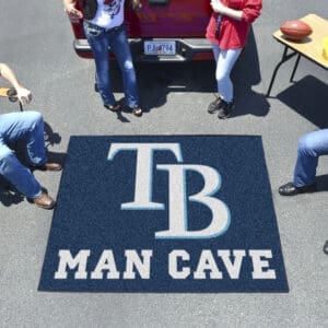 Tampa Bay Rays Man Cave Tailgater Rug - 5ft. x 6ft.