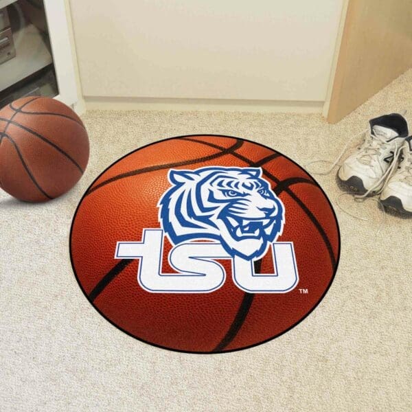 Tennessee State Tigers Basketball Rug - 27in. Diameter