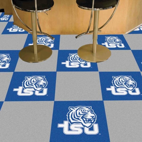 Tennessee State Tigers Team Carpet Tiles - 45 Sq Ft.