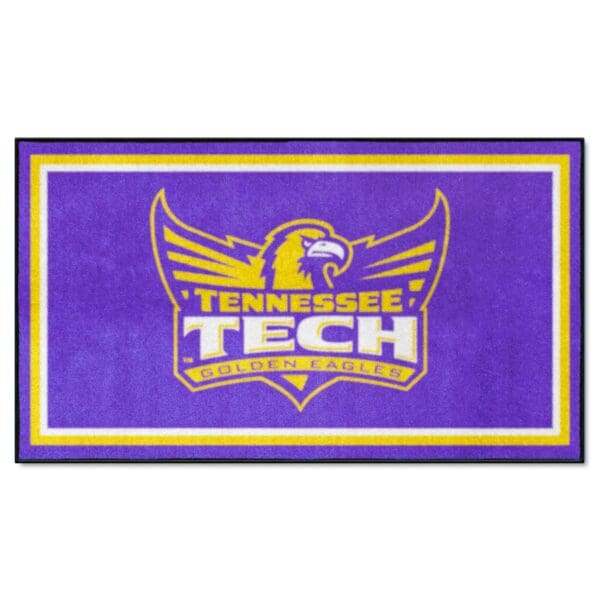 Tennessee Tech Golden Eagles 3ft. x 5ft. Plush Area Rug 1 scaled
