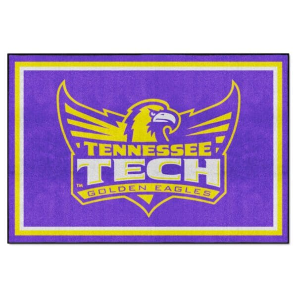 Tennessee Tech Golden Eagles 5ft. x 8 ft. Plush Area Rug 1 scaled