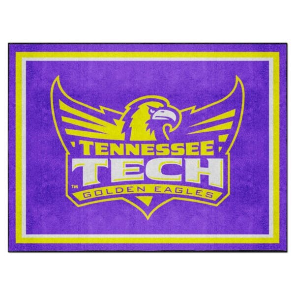 Tennessee Tech Golden Eagles 8ft. x 10 ft. Plush Area Rug 1 scaled