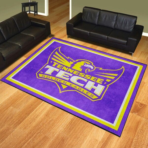 Tennessee Tech Golden Eagles 8ft. x 10 ft. Plush Area Rug