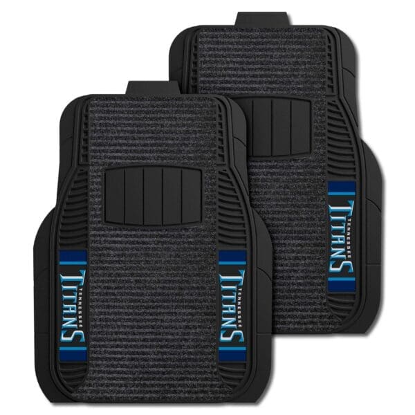Tennessee Titans 2 Piece Deluxe Car Mat Set 1 scaled