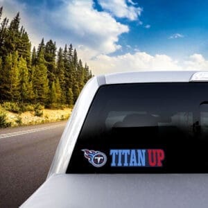Tennessee Titans 2 Piece Team Slogan Decal Sticker Set