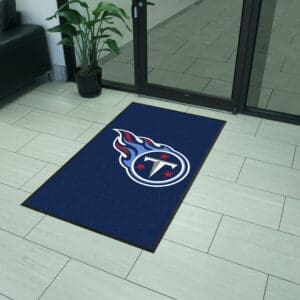 Tennessee Titans 3X5 High-Traffic Mat with Durable Rubber Backing - Portrait Orientation