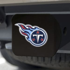 Tennessee Titans Black Metal Hitch Cover - 3D Color Emblem
