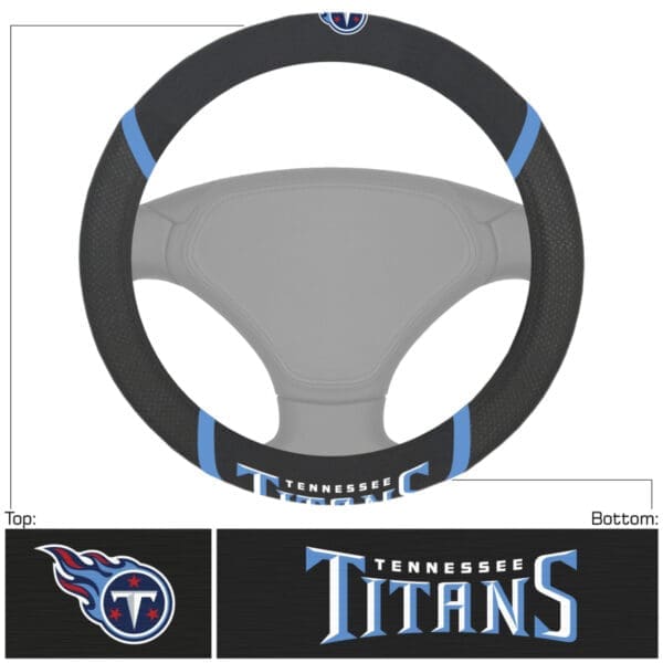Tennessee Titans Embroidered Steering Wheel Cover 1