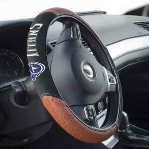 Tennessee Titans Football Grip Steering Wheel Cover 15" Diameter